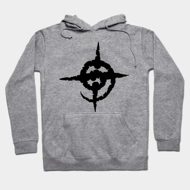 Red Star Werewolf Glyph Hoodie by guestlbz60vjb795ayzvoyjl1